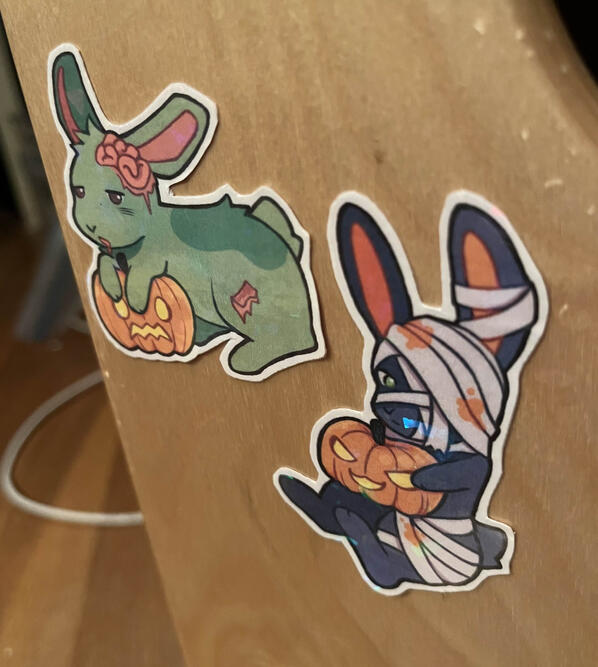 medium stickers - $25 each