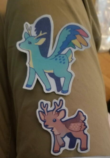 medium/small stickers - $20 &amp; $10