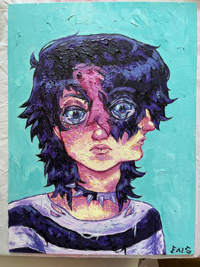 medium acrylic - $55
