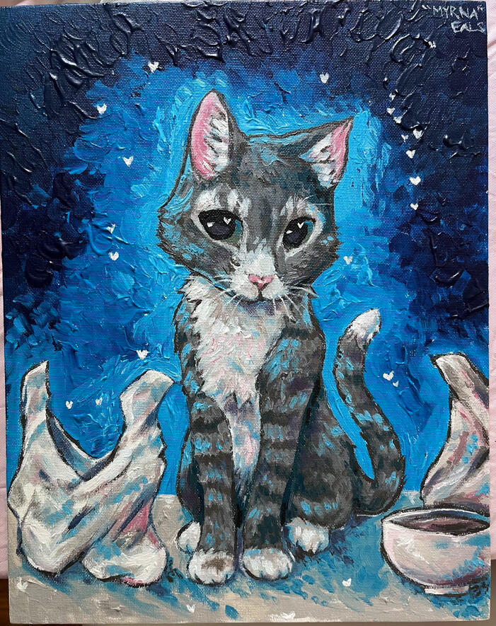 medium acrylic - $55