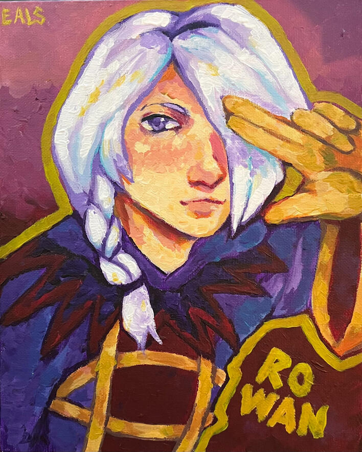 small acrylic - $45