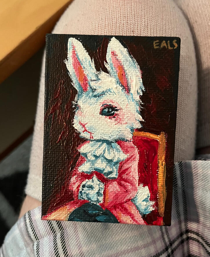 mini acrylic - $25