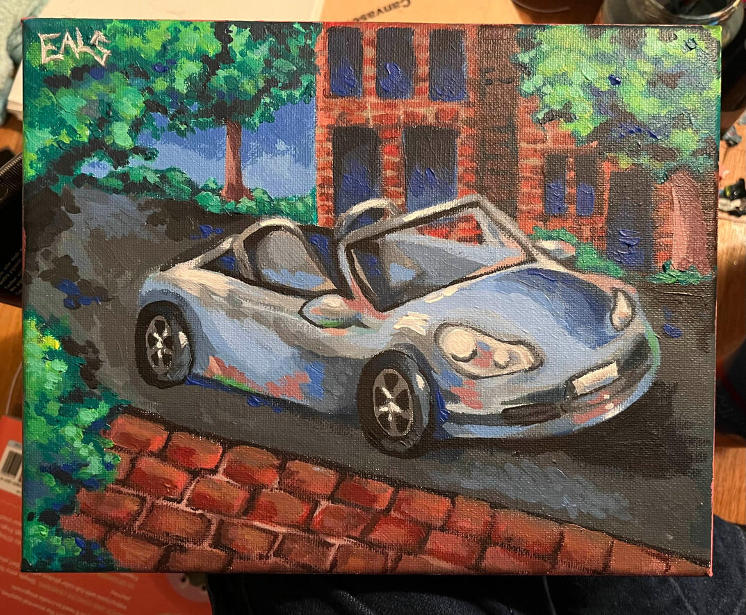 small acrylic - $45