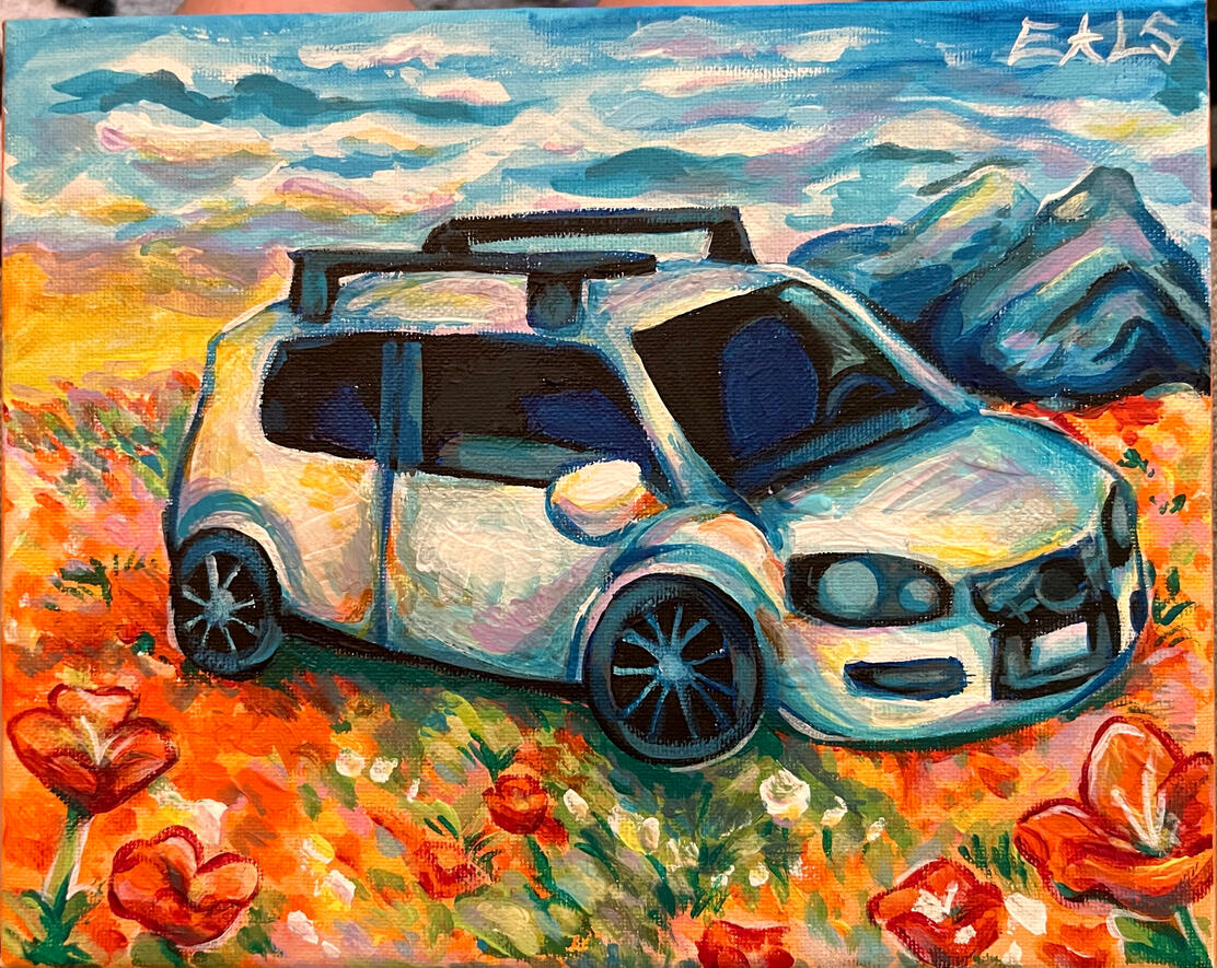 small acrylic - $45