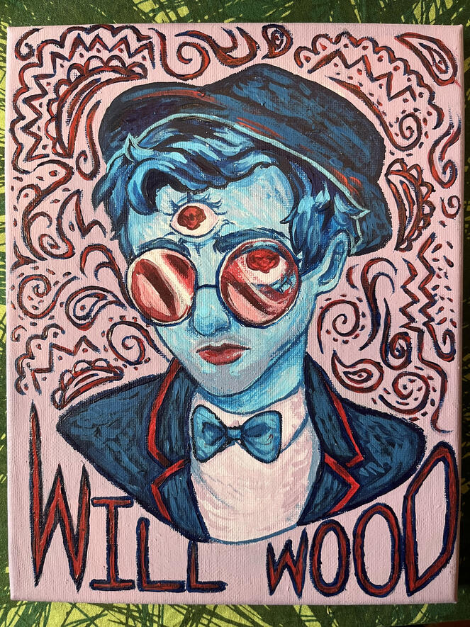small acrylic - $45