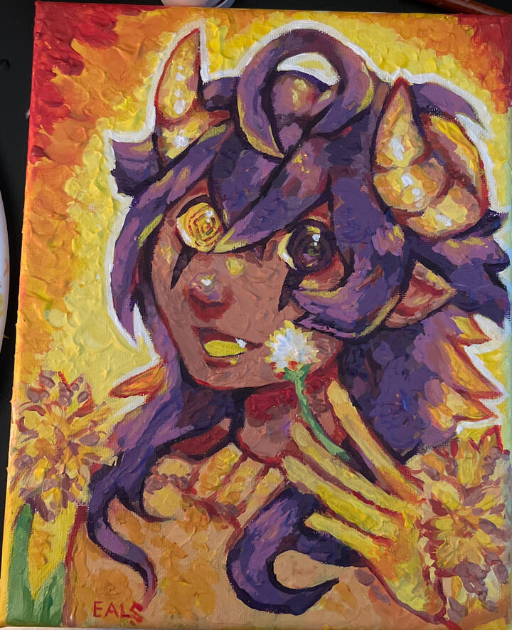 small acrylic - $45