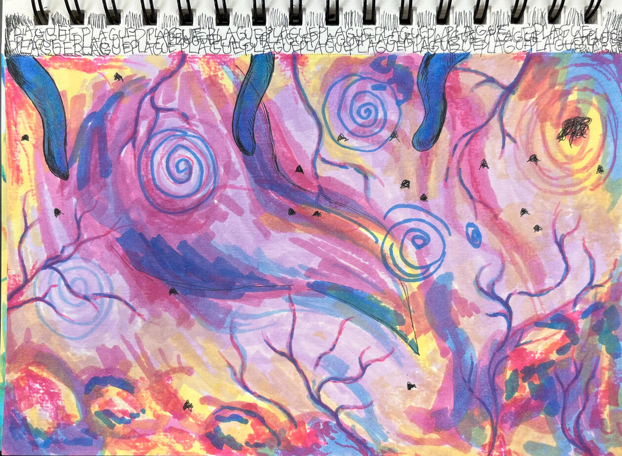 "landscape" alcohol-color - $50