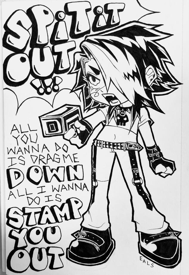 fullbody lineart - $50