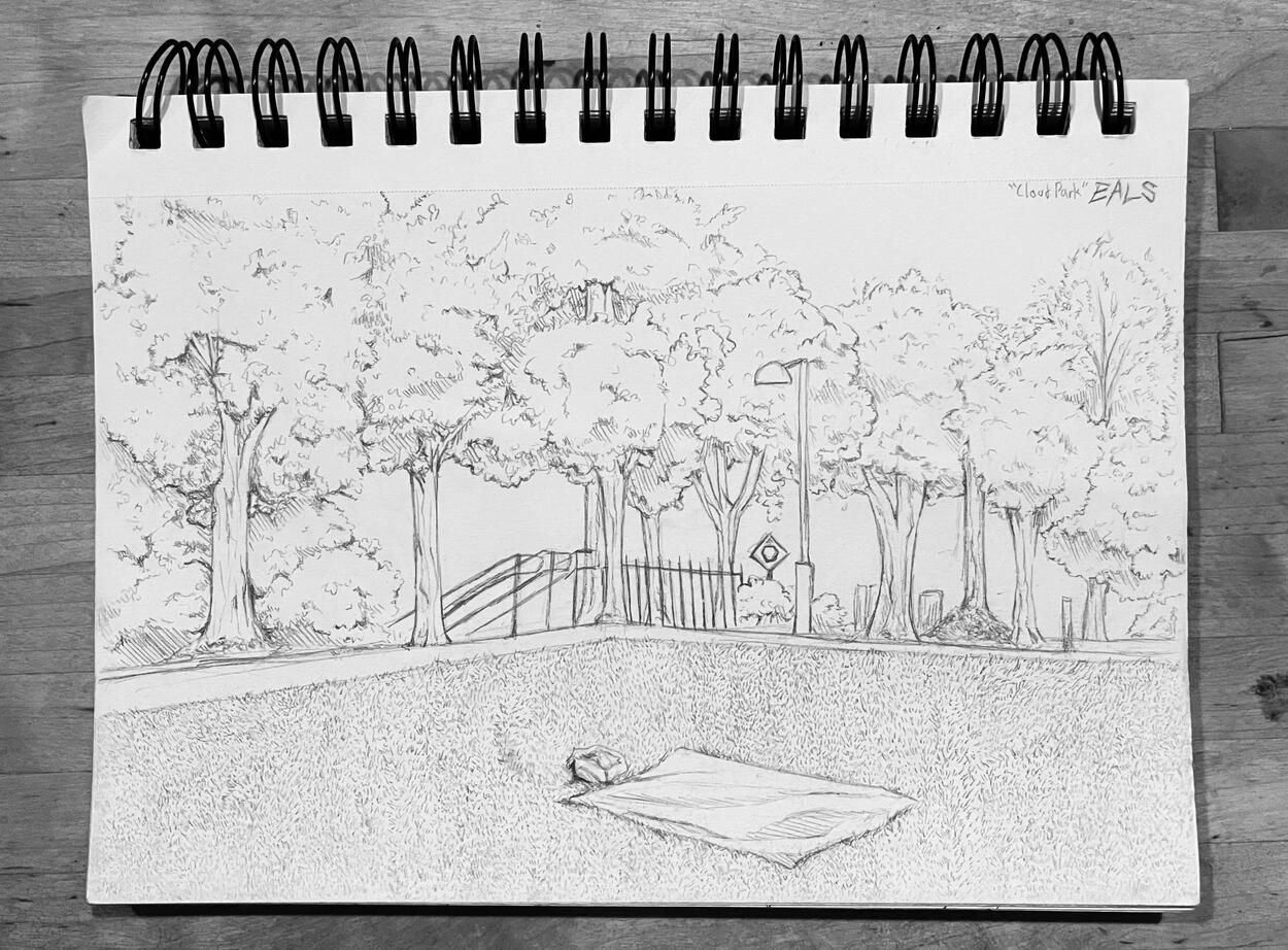 landscape sketch - $30