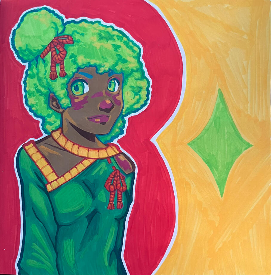 halfbody paint-color - $50