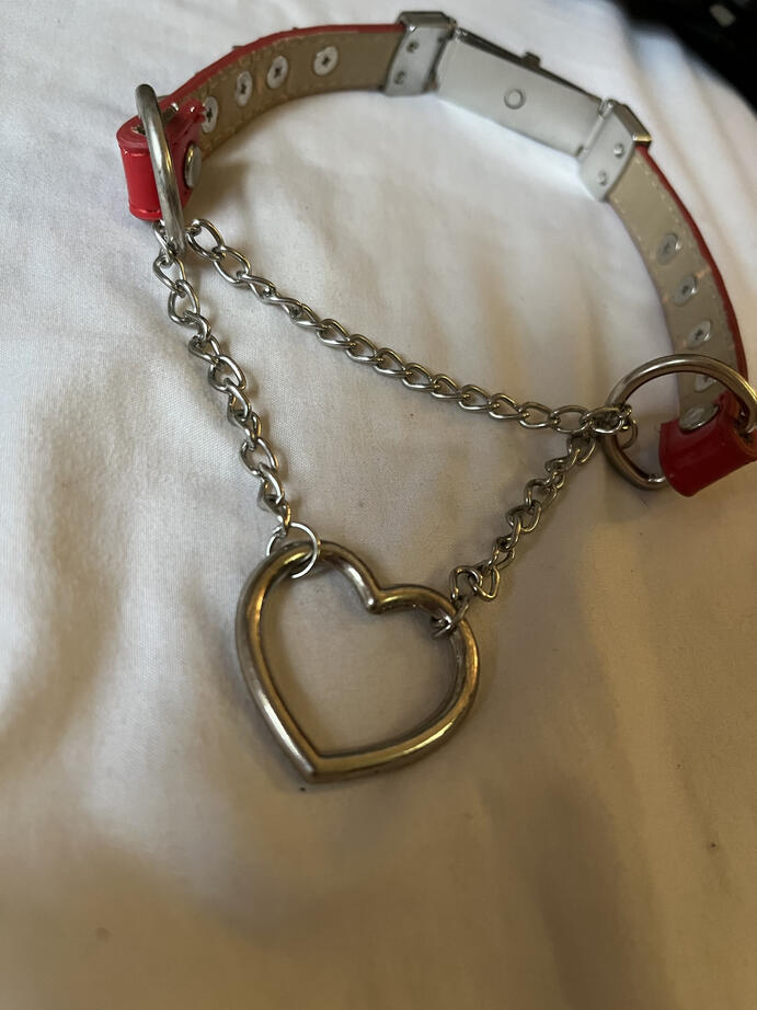 leatherwork choker - $40